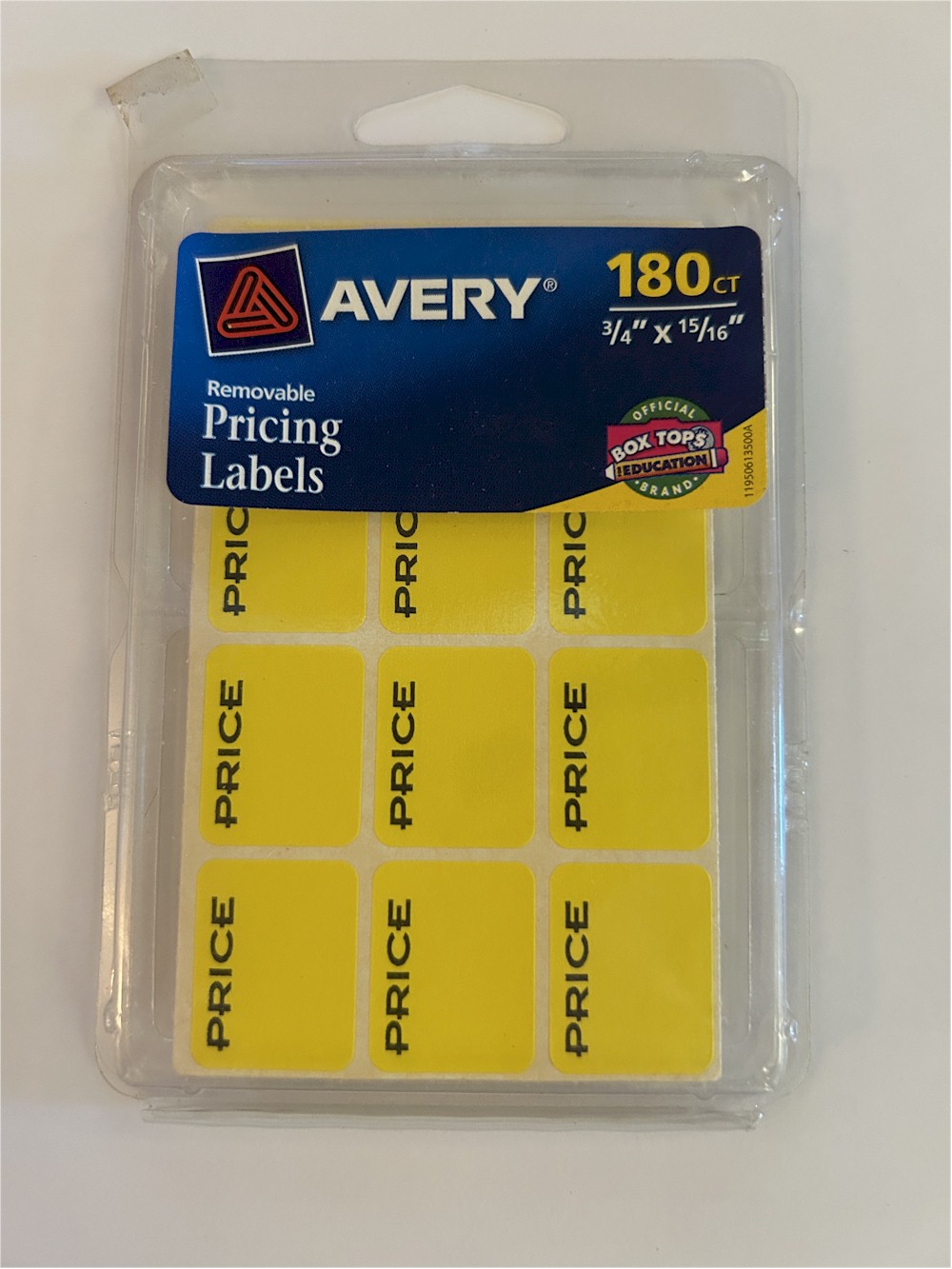 Avery Removable Pricing Labels 180 Count