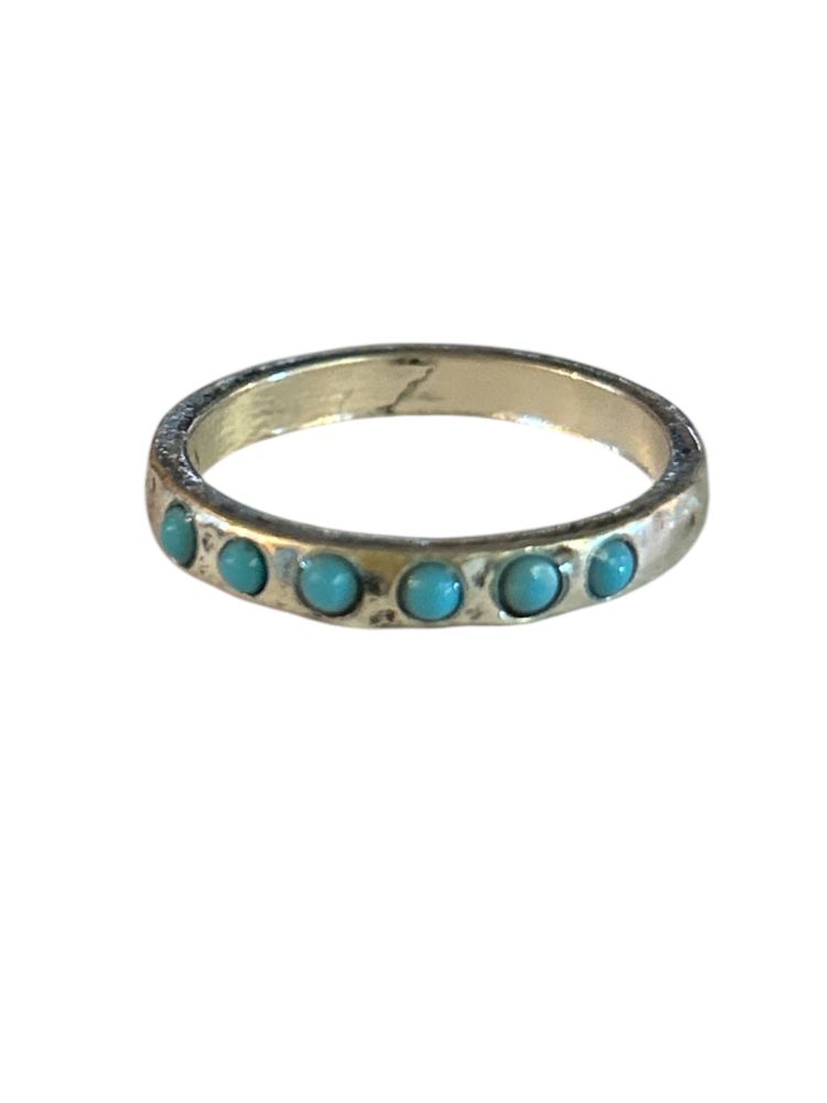 Costume Fashion Ring - Turquoise Accents
