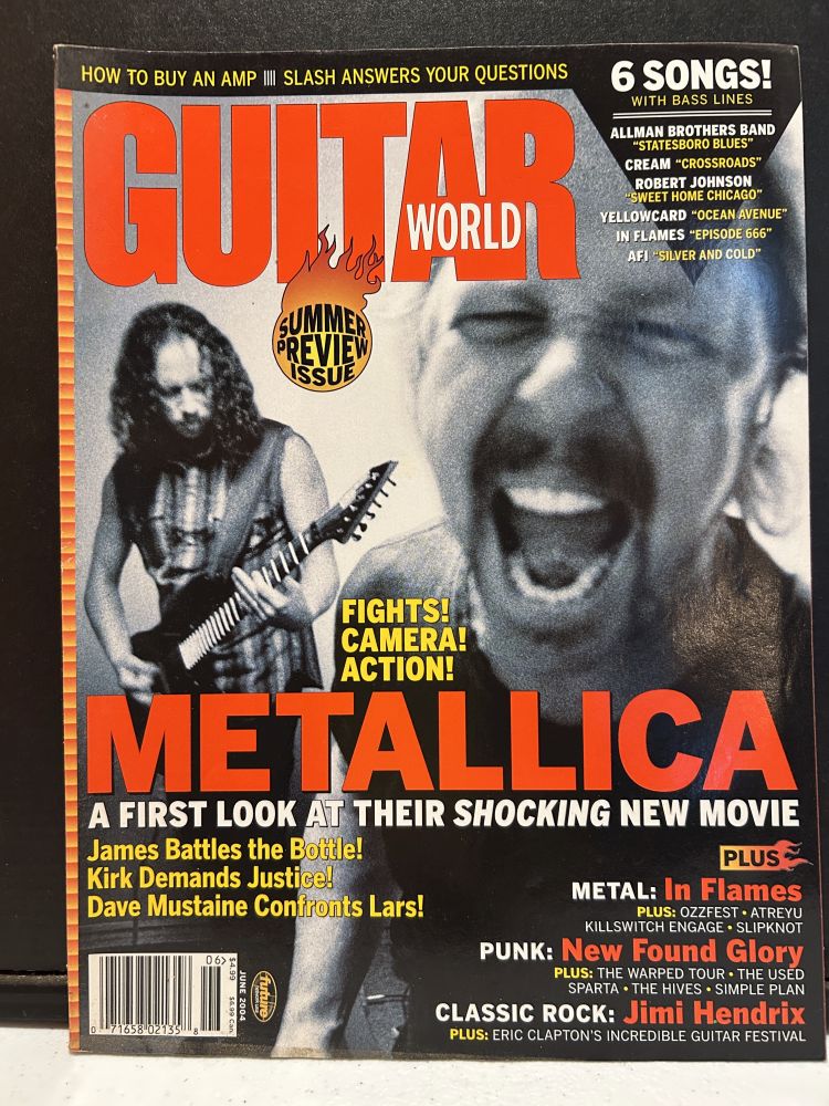 Guitar World Summer Review 2004 Metallica Cover VG