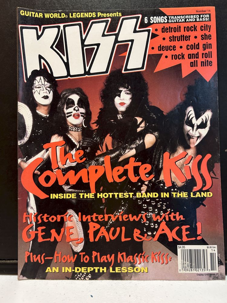 KISS Guitar World Legends Magazine Issue 14 VG