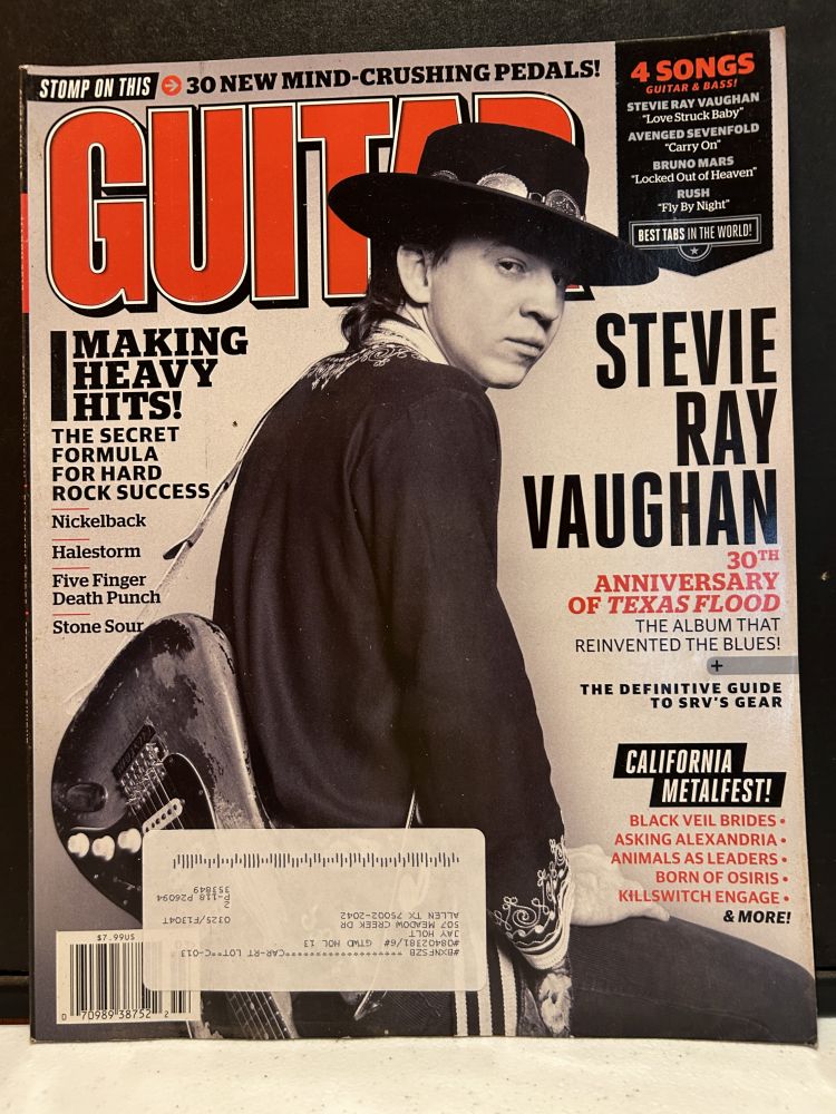 Guitar Magazine Steven Ray Vaughan 30th Anniversary 2013 VG
