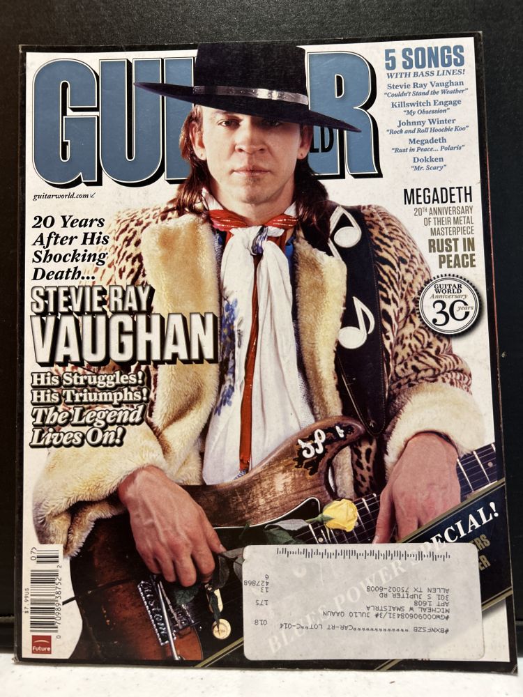 Guitar World Magazine Stevie Ray Vaughan Special Issue
