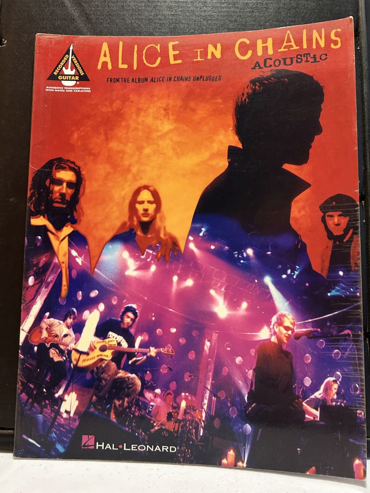 Alice in Chains Acoustic Tab Book Hal Leonard VG