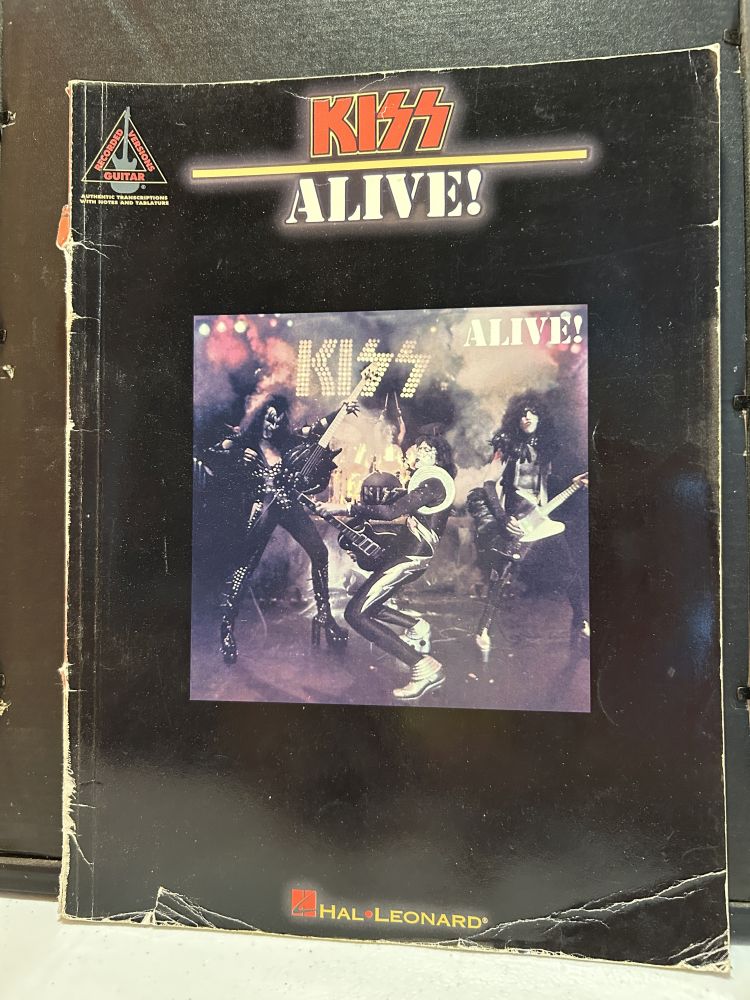KISS Alive! Guitar Tab Book Hal Leonard VG