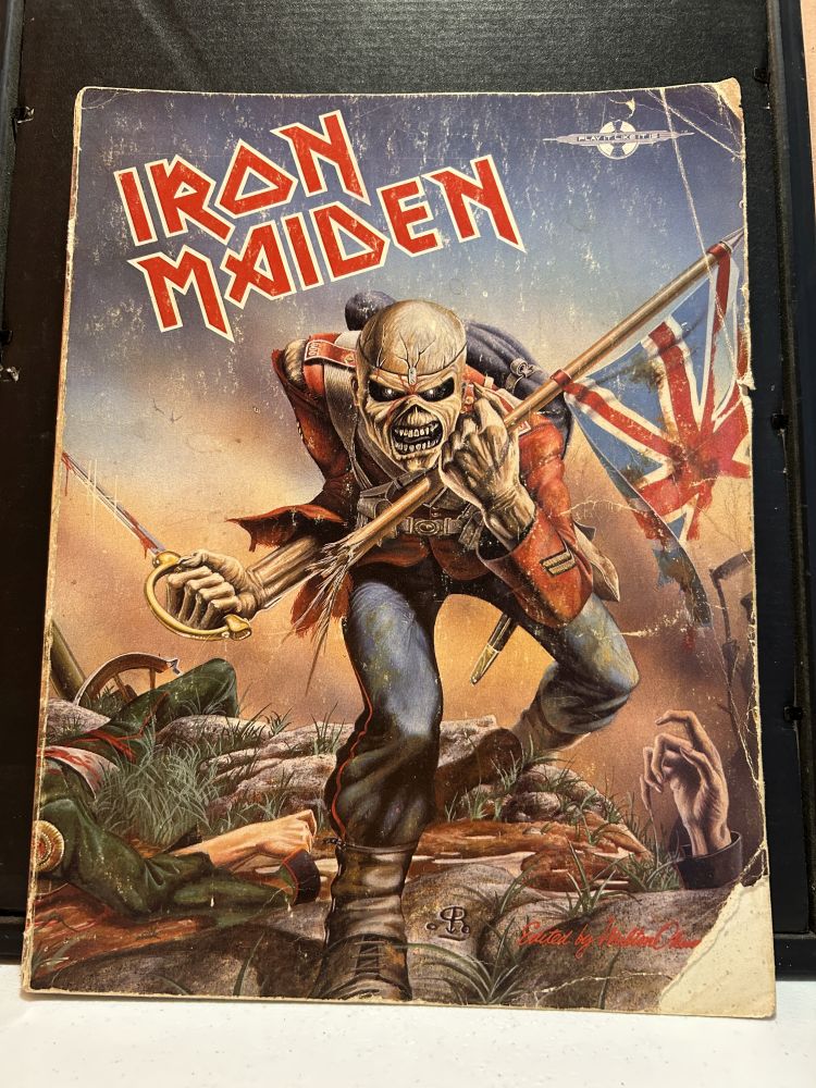 Iron Maiden Guitar Tab Book 1980s Very Good Condition