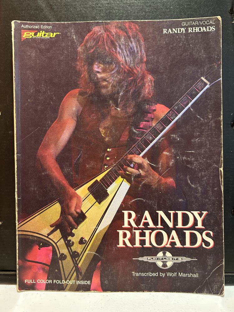 Randy Rhoads Guitar/Vocal Tab Book by Wolf Marshall