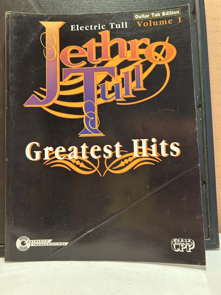 Jethro Tull Greatest Hits Guitar Tab Book Vol 1 VG