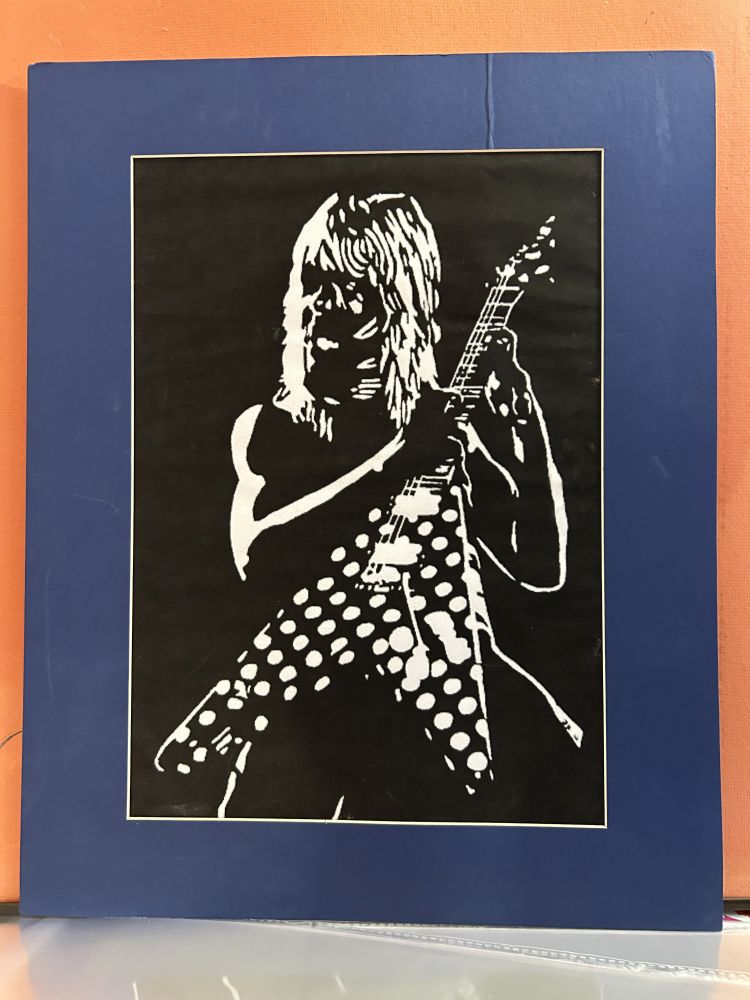 Randy Rhoads Poster Print Late 90s–Early 2000s 16x20 Matted NM