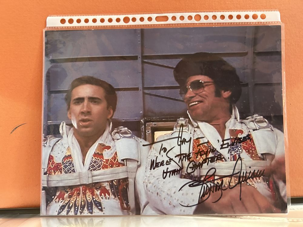 Burton Gilliam Signed 8.5x11 Poster Honeymoon in Vegas Mint