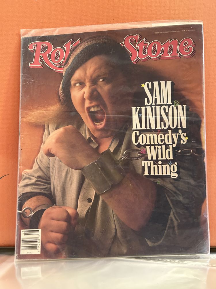 Rolling Stone Magazine Sam Kinison Cover Feb 1988 Near Mint