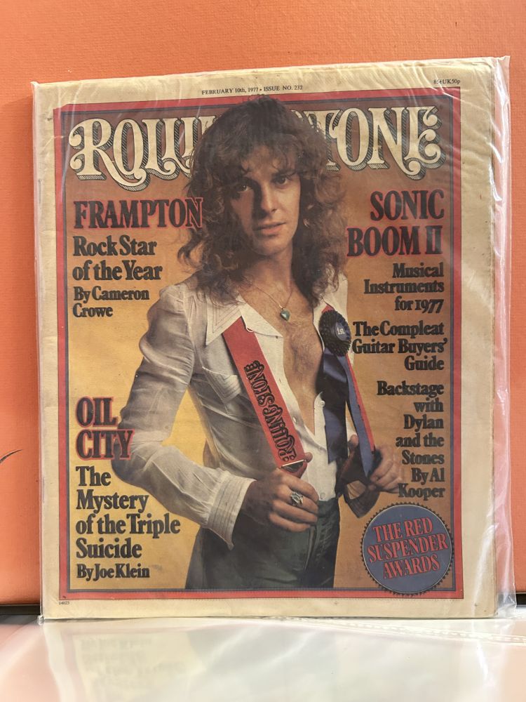 Rolling Stone Magazine Feb 1977 Issue #232 Peter Frampton NM