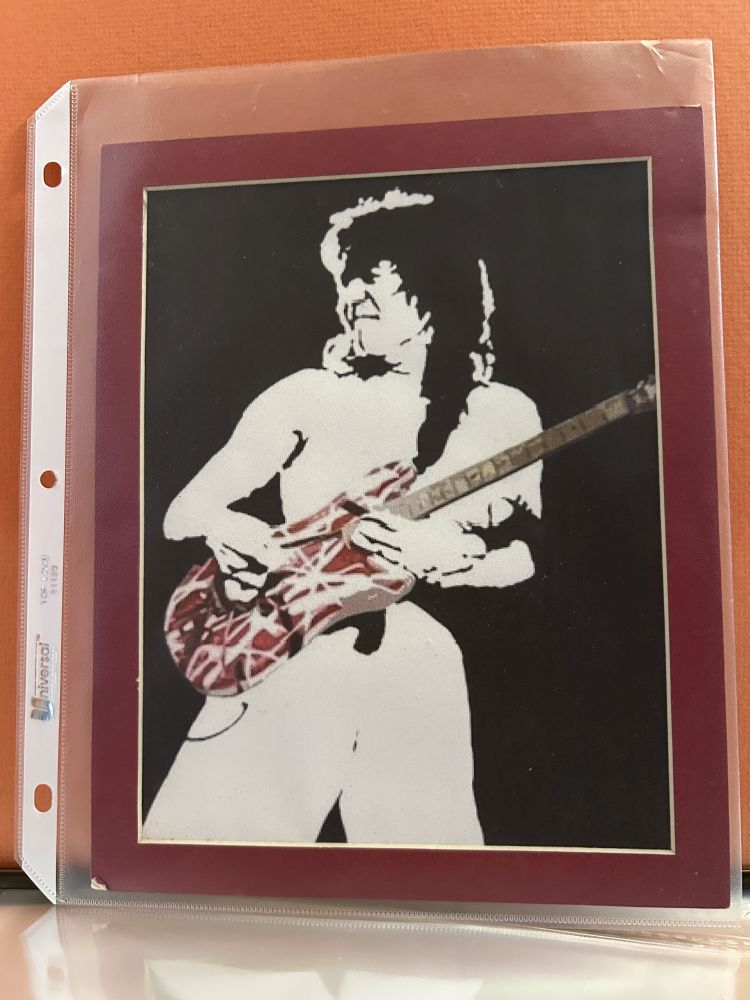Eddie Van Halen 8x10 Print Matted VG