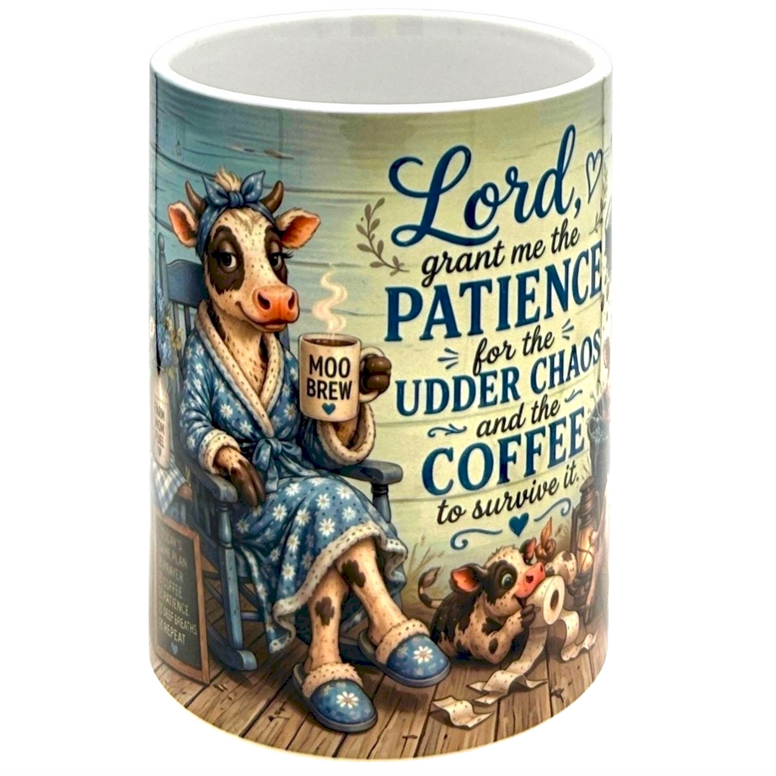  Cute Mama Cow Coffee Mug 15oz Funny Farmhouse Christian Gift Barnyard Brewers