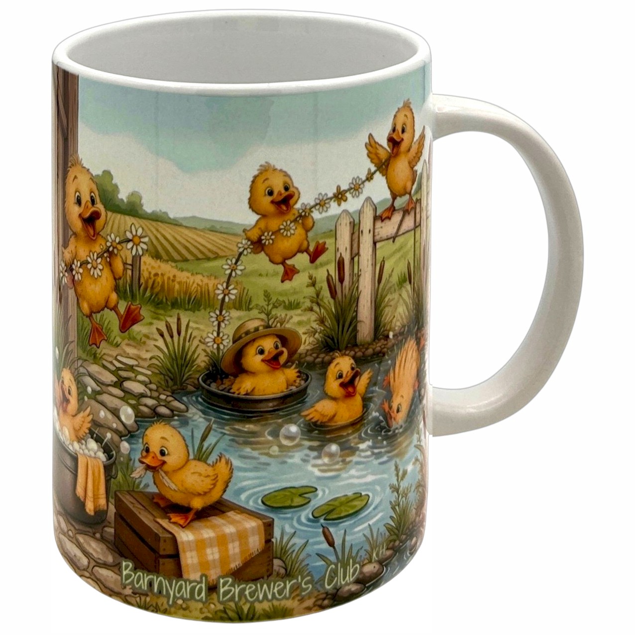 Cute Mama Duck Coffee Mug 15oz Funny Farmhouse Christian Gift Barnyard Brewers