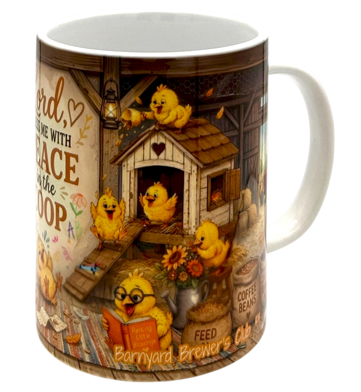  Mama Hen Coffee Mug 15oz Farmhouse Chicken Christian Gift Barnyard Brewers