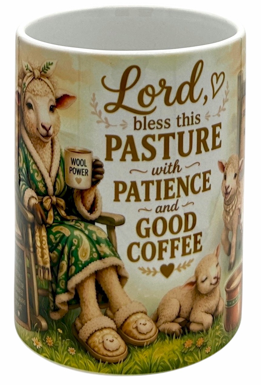  Cute Mama Sheep Coffee Mug 15oz Funny Farmhouse Christian Gift Barnyard Brewers