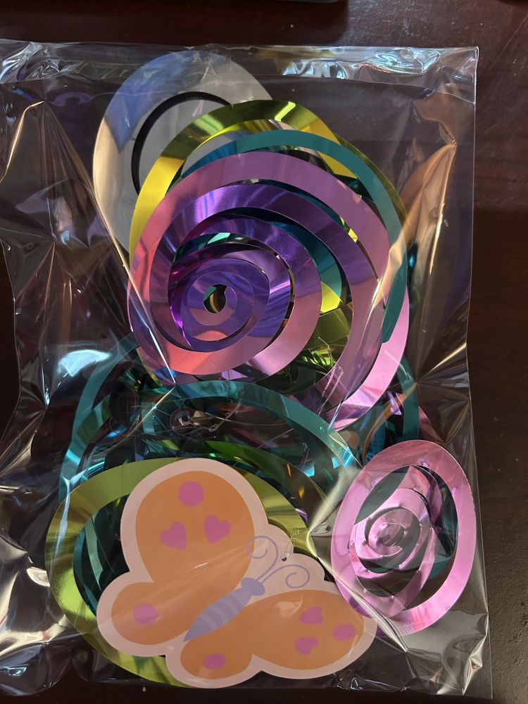Set of Foil Party Streamer Decorations