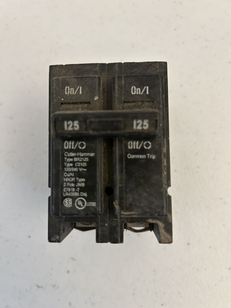 Cutler Hammer 125 Amp Circuit Breaker