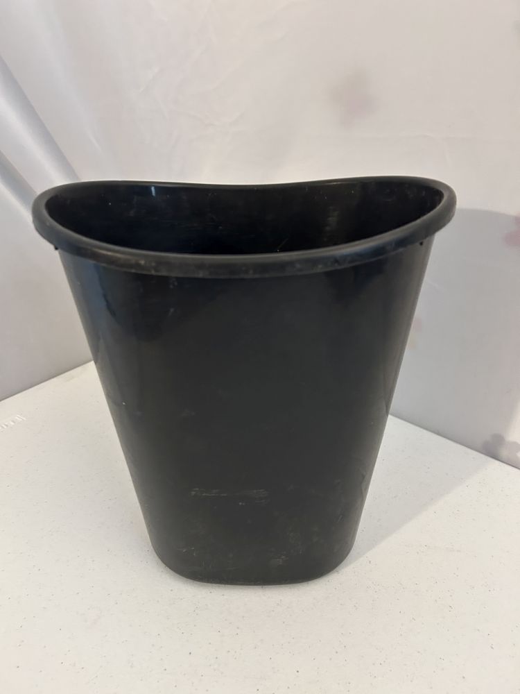 Black Slim Trash Bin