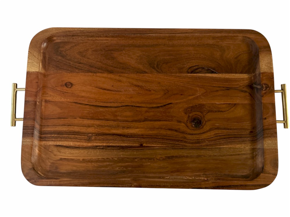 Better Homes & Gardens Acacia Wood Rectangle Tray