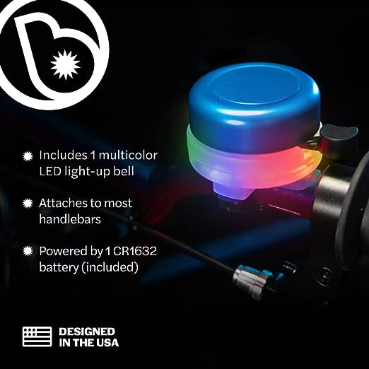 BellBrightz Light-Up Bicycle Bell