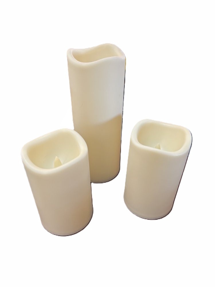 Flameless Candles Set of 3