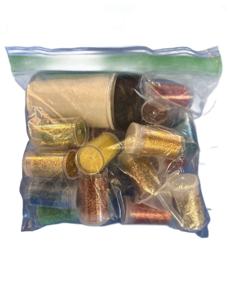 Assorted Glitter Bag - Various Colors
