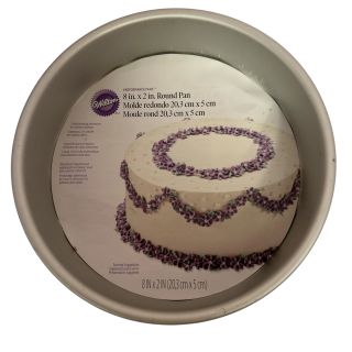 Wilton 4" round cake pan – anodized aluminum