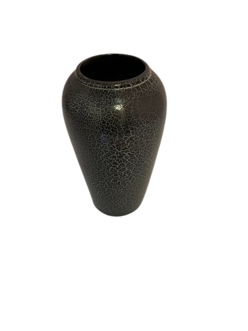 Black speckled ceramic vase – tall