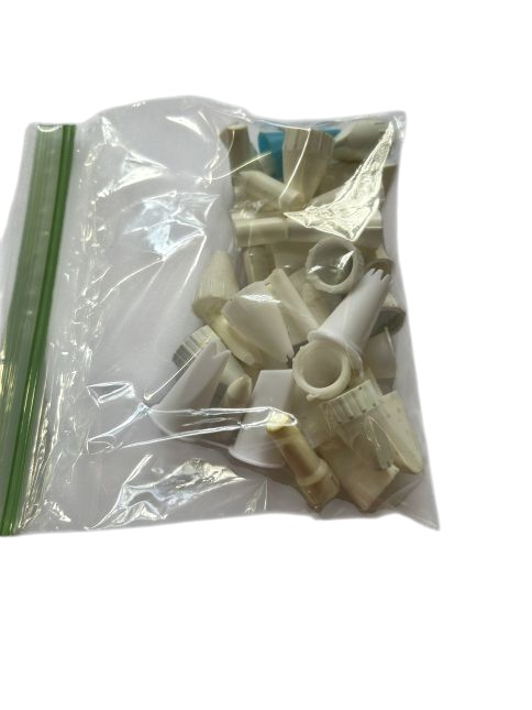 Bag of plastic icing tips