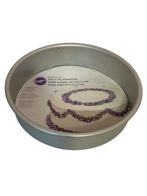 Wilton 9" round aluminum cake pan – new